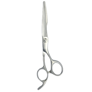Ciseaux professionnels pour la coupe des cheveux, en acier inoxydable, à pointe arrondie, manche long, pour droitiers, ciseaux de coiffure pour salon, ciseaux de barbier - Product Image 2