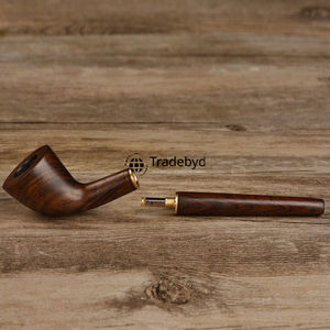 Pipa de Tabaco de Madera Lacada Ecológica Hecha a Mano, Madera Natural, Estilo Rústico Moderno, Regalo para Coleccionistas, Artesanía Premium de Tradebyd - Product Image 5