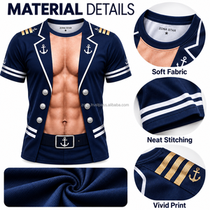 Custom 3D Muscle Print <b>T</b> <b>Shirt</b> Custom Sublimation Camo Mens <b>Funny</b> Fake Abs Tee Quick Dry Polyester Wholesale Party <b>Gym</b> <b>Shirt</b> - Product Image 4