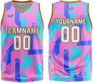 Conjunto de Uniforme de Baloncesto para Adultos, Camiseta sin Mangas y Pantalones Cortos de Malla, Ropa de Práctica, Kit Personalizado para Equipos - Product Image 3