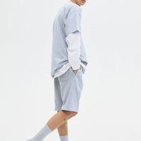 Shorts de sport compressifs en toile 100 % coton pour hommes, style hip-hop, anti-plis, avec poches, pour la gym et le quotidien