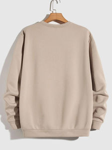 Wholesale Custom Men's Rival Fleece Crew Sports <b>Jumper</b> Regular Fit Comfortable Warm V-neck Polyester/Cotton Plain Dyed - Product Image 4