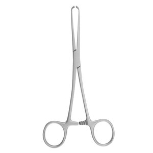 Pinzas de agarre de tejido Allis de acero inoxidable de 15 cm / 6 pulgadas con dientes entrelazados, pinza quirúrgica y veterinaria, fabricante de Pakistán - Product Image 1