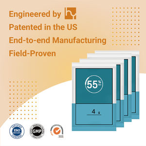 Ihumi 55% deux voies à base de plantes fibre humidité contrôle Pack tablette 8g pour bourgeon séché fleur plante botanique médicale - Product Image 4