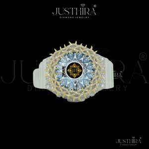 Reloj de pulsera estilo HipHop de alta calidad totalmente personalizado con bisel de moissanita VVS para hombre o mujer, reloj de diamantes hecho a mano. - Product Image 2