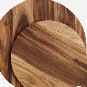 Planche à découper en bois d'acacia rustique de haute qualité, gravée sur mesure, prix fabricant Inde - Product Image 2