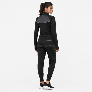 Conjunto Deportivo de Mujer con Media Cremallera para Correr y Hacer Ejercicio, Ropa Deportiva Personalizada con Logotipo, Fabricante Mayorista OEM ODM de Marca Privada - Product Image 2