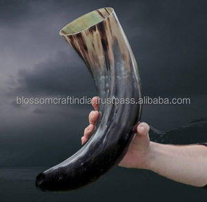 เขาสัตว์วีกิ้งแกะสลักลายมือ สำหรับดื่มเครื่องดื่ม ของตกแต่ง ของสะสมคุณภาพสูง ของขวัญสุดพิเศษ - Product Image 3