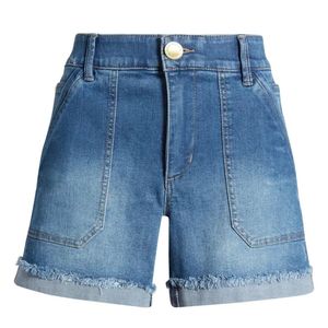 Shorts en jean skinny taille haute pour femme, style boyfriend, respirants, délavés, déchirés, décontractés, mode estivale, vintage, élégants - Product Image 1