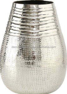 แจกันดอกไม้คุณภาพสูงบนโต๊ะอาหารแจกันดอกไม้สำหรับโรงแรมแจกันอลูมิเนียมแจกันดอกไม้หลากสีตามสั่ง - Product Image 2