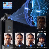 HanDaily Security 3D Reconocimiento facial Huella digital LockTop Wifi Cámara Cerraduras digitales Nfc Tarjeta Clave Rfid Código Cerradura de puerta inteligente