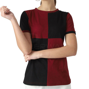 2025 Latest Design Women T-Shirt Good Quality Causal Wears T-Shirts Cotton Women T-Shirt For Sale - Product Image 1