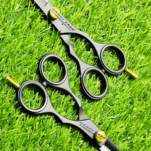 Luxury 2pcs Feather Professional Hair Scissors <b>Set</b> Stainless Steel Cutting Thinning Barber Salon Hair Dresser Shears Sharp <b>Razor</b> - Product Image 3