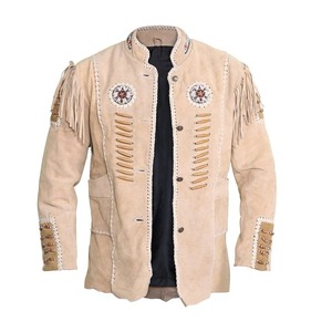 Custom Logo Western Fringe <b>Suede</b> Leather <b>Jacket</b> Vintage Cowboy Fashion <b>Jacket</b> Premium Manufacturer - Product Image 6