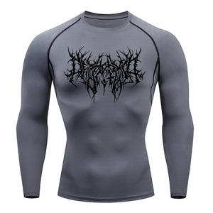 Pro Mock Neck Long Sleeve <b>Mens</b> <b>Compression</b> Rash Guard Maternity Four-Way Stretch Breathable Quick Moisture Dry UV Protection - Product Image 1