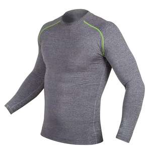 CAPRA INTERNATIONAL Chaqueta de Compresión para Hombre, Manga Corta, Transpirable, Ecológica, Antibacteriana, Top Rashguard, Control de Humedad - Product Image 2