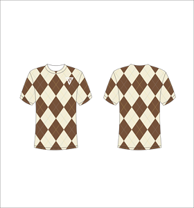 เสื้อยืดแขนสั้นลายอาร์ไกล์สำหรับผู้ชาย คอกลม ทรงปกติ สวมใส่สบาย พิมพ์ลายด้านหน้า มีโลโก้ - Product Image 1