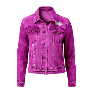 Veste en jean de qualité supérieure avec coutures renforcées, logo personnalisé, marque privée, fabricant et fournisseur de vêtements en gros - Product Image 1