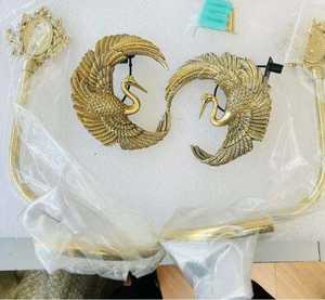 Elegante y Audaz Sujetador de Cortina de Latón Antiguo, Artesanal, Ecológico y Duradero, para Accesorios de Cortinas - Product Image 5