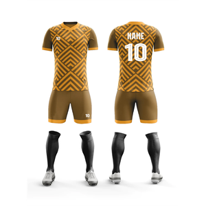 ชุดฟุตบอลแบบ sublimated สกรีนชื่อทีมได้ ขายตรงจากโรงงาน / ดีไซน์ใหม่ล่าสุด ผ้าโพลีเอสเตอร์ 100% - Product Image 1