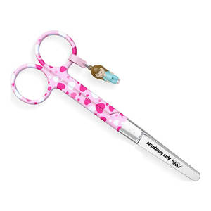 Tijeras de Enfermería Mayo con Diseño de Corazón sobre Fondo Rosa, Tijeras Médicas Manuales de Acero Inoxidable, Corte Seguro y Preciso - Product Image 4