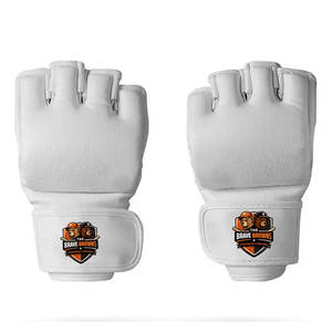 Guantes de MMA de Cuero para Entrenamiento Profesional 2026 con Palma Reforzada, Ligeros y con Correa de Muñeca Segura con Cierre de Gancho y Bucle - Product Image 2
