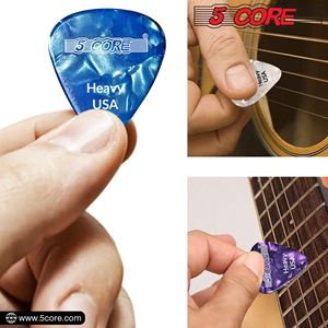Paquete de 12 Púas de Guitarra de 5 Núcleos, 0.96mm, Celuloide, Calibre Grueso, Sensación Natural, Tono Cálido, para Guitarra Acústica, Eléctrica y Bajo, Puas Para Guitarra G PICK - Product Image 2