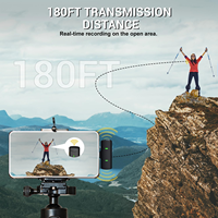 Micrófono Lavalier Inalámbrico USB Tipo C de 2.4GHz para iPhone, iPad, Android, Grabación de Video, Transmisión en Vivo, Micrófono con Clip