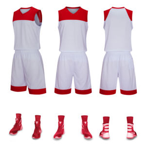 Uniforme de Baloncesto sin Mangas para Hombre, al por Mayor, 100% Poliéster, Suave al Tacto, Ligero, Transpirable, Ecológico y de Secado Rápido - Product Image 4