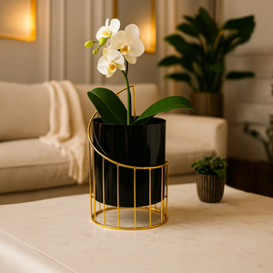 Amazing Metal Planter Pot And Stand 50cm 70cm Iron Pot Flower Pots for Flowers Plants Home Garden Flower Stand - Product Image 4