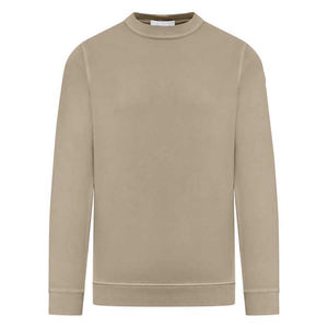 Sweat-shirt décontracté pour homme en jersey de coton biologique durable, anti-plis, avec motif brodé, grande taille, best-seller - Product Image 1
