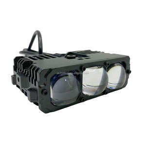 Foco <span class=keywords><strong>LED</strong></span> E06Z <span class=keywords><strong>de</strong></span> 3 <span class=keywords><strong>LED</strong></span>, 100W, Súper Brillante, Luz Blanca <span class=keywords><strong>de</strong></span> 6000K, Luz Alta y Baja, Universal, 12V, Luz <span class=keywords><strong>de</strong></span> Conducción - Product Image 2