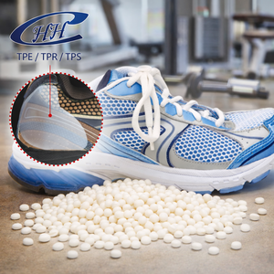 Élastomère thermoplastique TPE, matière première pour contrefort de talon et composants de chaussures - Product Image 1