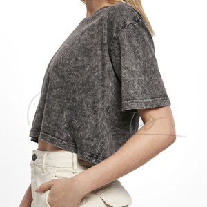 Camisetas cortas de alta calidad y elegantes para mujer, en stock, al por mayor, nuevo diseño, para adultas. - Product Image 1