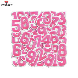 Patchs en tissu chenille brodés à la main, personnalisés, avec lettres, thermocollants, avec PU, pour vêtements et chapeaux, design 3D, vente en gros - Product Image 3