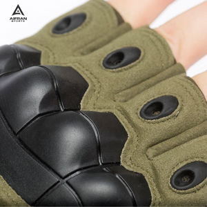 Gants tactiques personnalisés à doigts pleins avec protection rigide, compatibles écran tactile, pour le travail extérieur et la sécurité, pour hommes, avec logo OEM - Product Image 4
