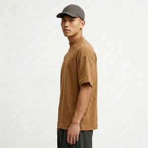 T-shirts blancs en coton 100% uni, décontractés, personnalisables avec logo OEM, pour hommes – Vente en gros à prix réduit - Product Image 3