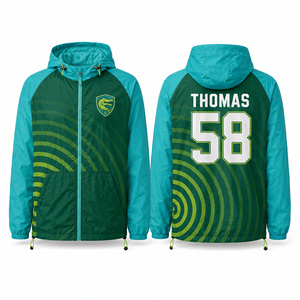 Chaqueta Cortavientos Personalizada para Equipos de Golf, al por Mayor, para Hombre y Mujer, Unisex, para Correr, Trotar, Ciclismo, Senderismo, Trekking, Camping - Product Image 1