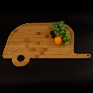Wooden Cutting Board Camper Shape Bamboo Natural <b>Wood</b> <b>Grain</b> Design Kitchen Accessory Made in VietNam - Product Image 2