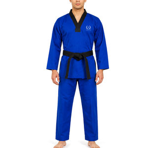 Nouvel uniforme de taekwondo premium pour adultes, personnalisable à l'avant, pour l'entraînement et la compétition, respirant, séchage rapide, tissu 100% coton - Product Image 1