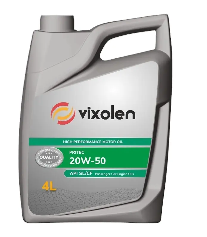 Vixolen Pritec 20W-50 زيت المحرك المحرك زيت تشحيم عالية الجودة الثقيلة النفط الركاب سيارة