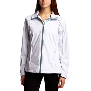 High Quality Women's <b>Long</b> Sleeve Zipper Stand Eco-Friendly <b>Waterproof</b> Softshell <b>Jacket</b> 2025 Factory Price Winter Cotton Top - Product Image 4