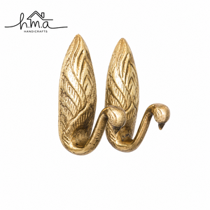 Solid Brass Wall <b>Hook</b> Modern Minimalist Robe <b>Hook</b> Brushed Gold <b>Coat</b> Towel Bag Holder Heavy Duty <b>Decorative</b> Bathroom <b>Hook</b> - Product Image 3