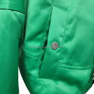 Chaqueta Universitaria Unisex de Invierno, Satinada, 100% Seda, Impermeable, Estilo Béisbol, con Relleno, Bordado, Logotipo Personalizado, Color Personalizado, OEM - Product Image 5