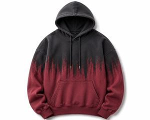 Men's Regular Fit Hooded Sweatshirt Pocket Casual Autumn Knitted Fleece 100% Cotton <b>Raglan</b> Sleeve Breathable Quick Dry - Product Image 2
