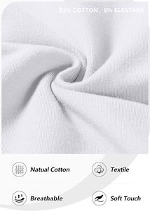 Pantalon de jogging pour homme en coton blanc, taille élastique avec cordon de serrage, décontracté, léger, respirant, poches latérales, style été - Product Image 6