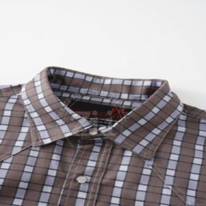Cotton Fire Resistant Henley Shirt CAT2 NFPA2112 Welding Work <b>Long</b> sleeve Popular Selling Triple Stitch Fitted FR Safety Red - Product Image 3