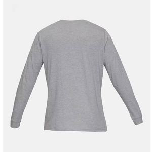 Camiseta de manga larga para gimnasio para hombre súper suave de alta calidad, camisetas de algodón de secado rápido con cuello redondo - Product Image 1