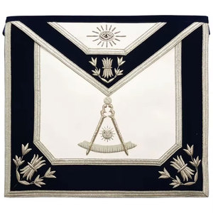 Tabliers maçonniques haut de gamme, design personnalisé avec coutures soignées, pour la tenue traditionnelle et une utilisation formelle, tabliers maçonniques durables - Product Image 1