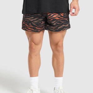 Buen Proveedor, Pantalones Cortos Deportivos de Malla de Alto Rendimiento para Hombre, para Gimnasio, Correr, Fitness, Verano, con Bolsillos - Product Image 1